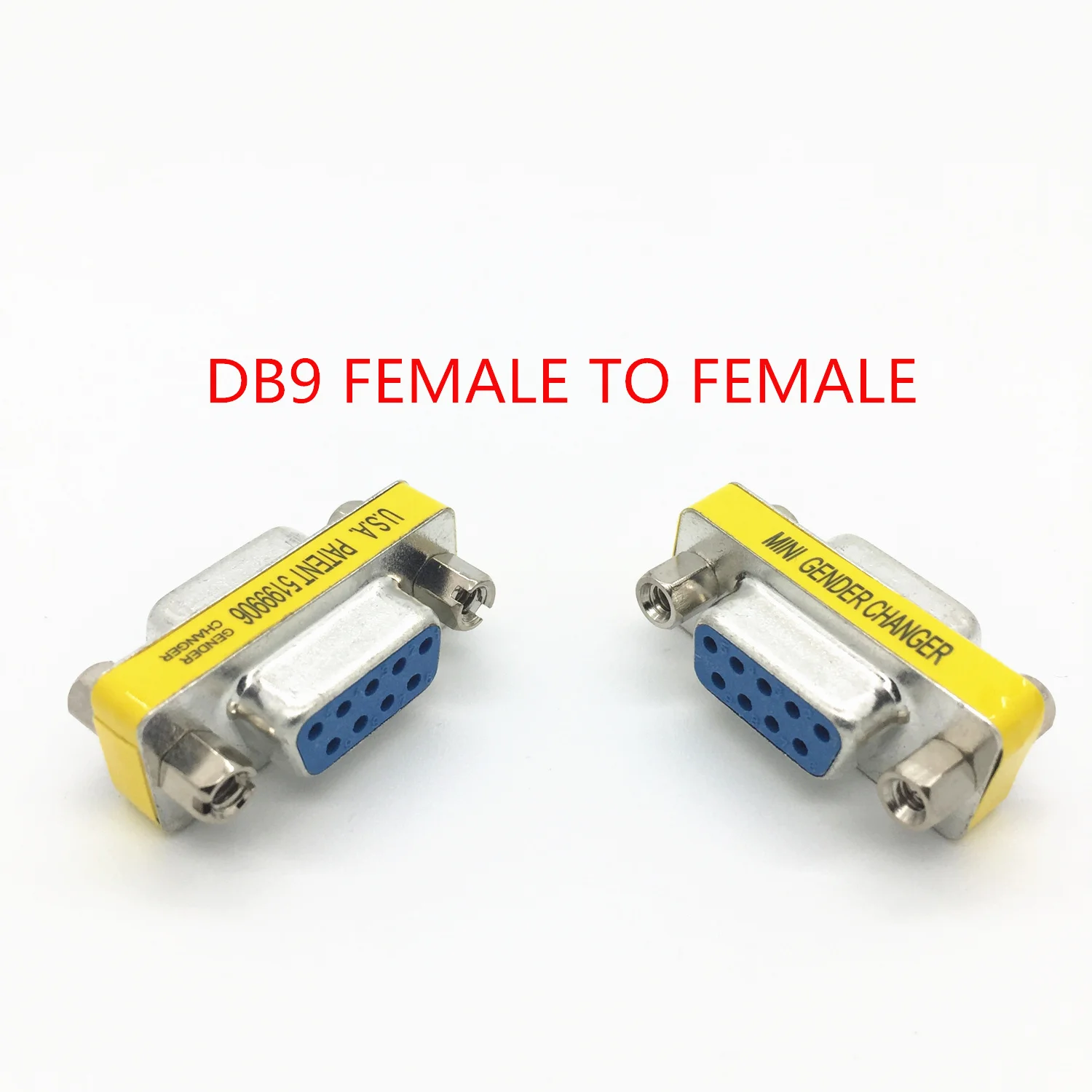 Бесплатная доставка DB9 VGA 9 контактный переходник гнездо для мини