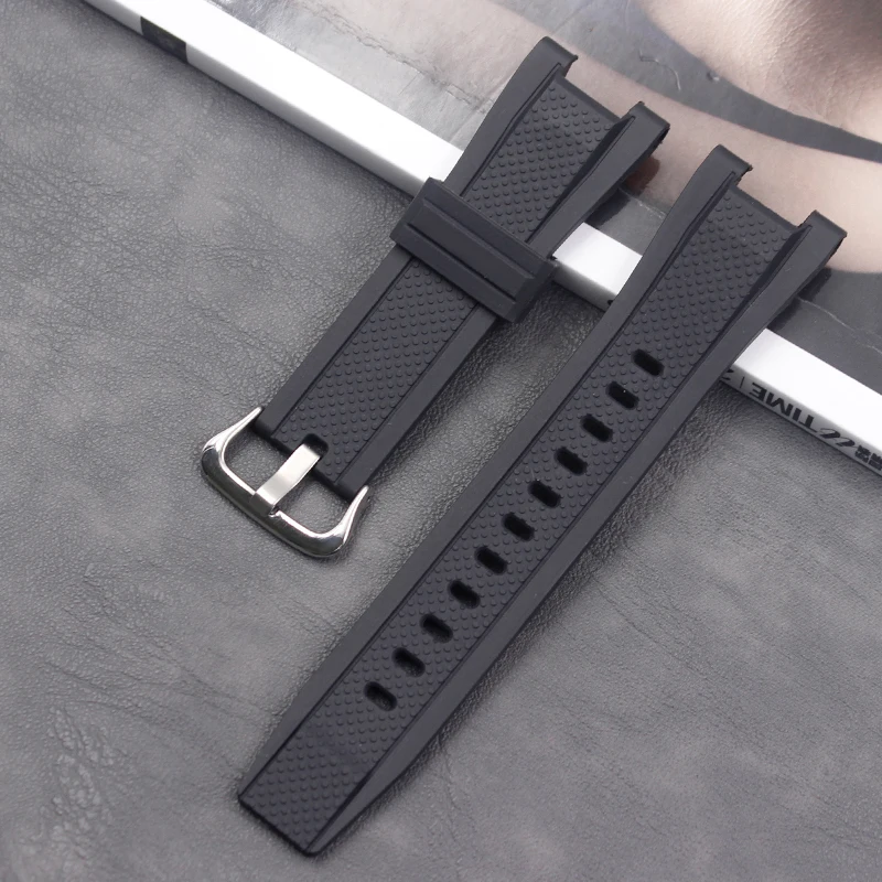 Resin strap men's watch buckle accessories Casio wristband GST-S130 S110 S100 W130L W100 W110 210 ladies sports waterproof strap