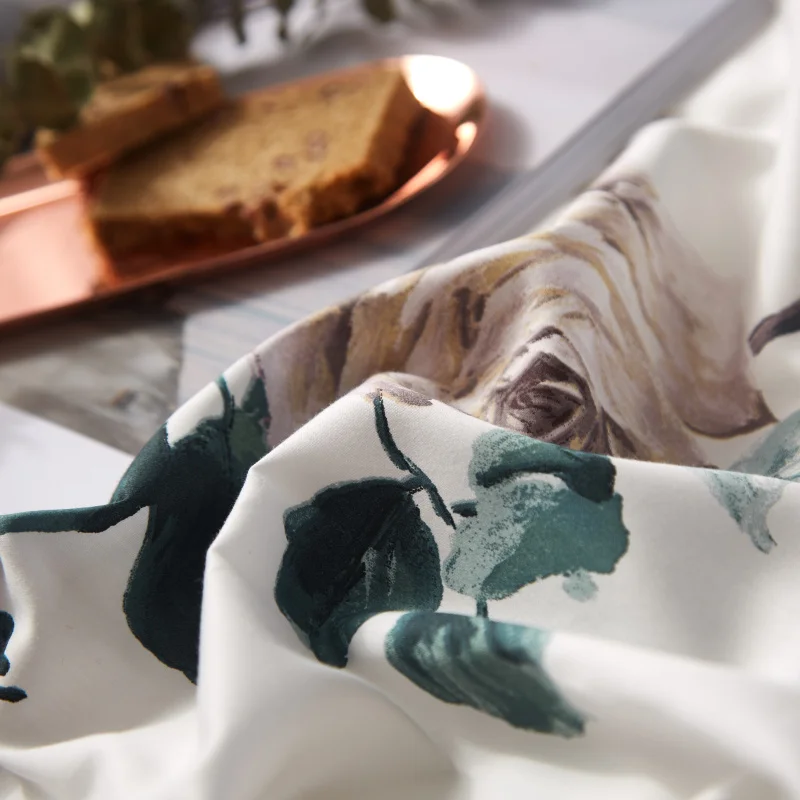 Комплект постельного белья королевского размера из египетского хлопка