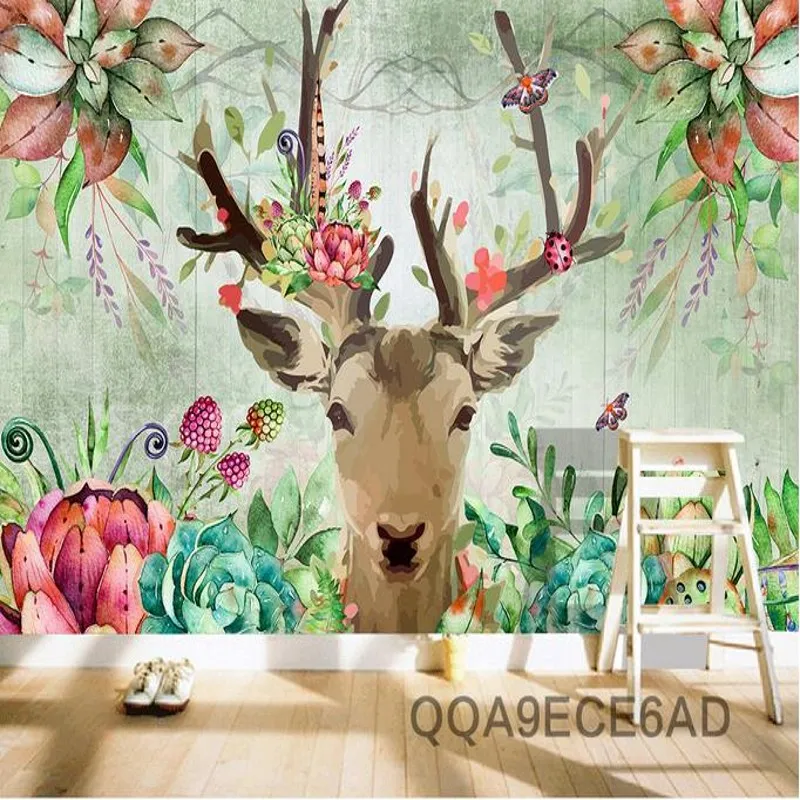 Пользовательские размер фото на заказ 3D Ручная роспись абстрактные обои росписи