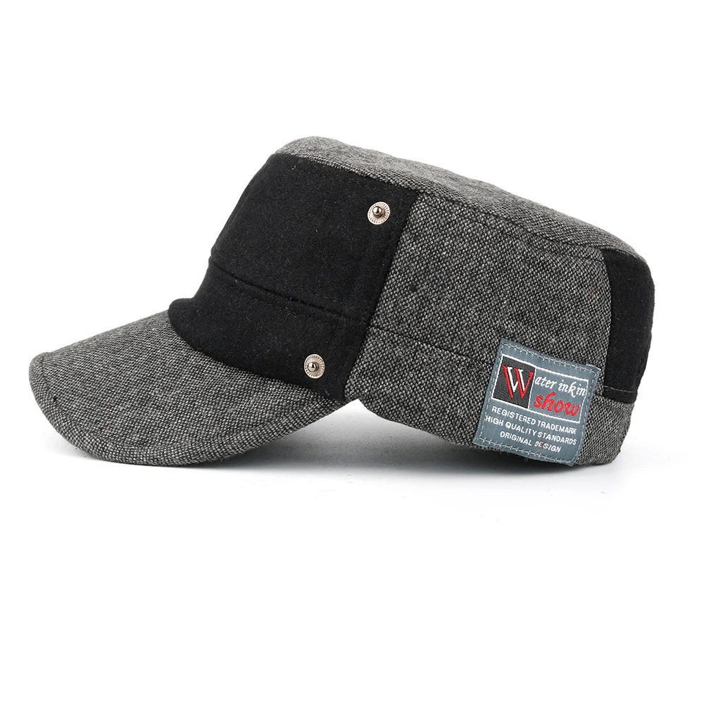 Новая зимняя Регулируемая Кепка Joymay унисекс военные шапки модная повседневная