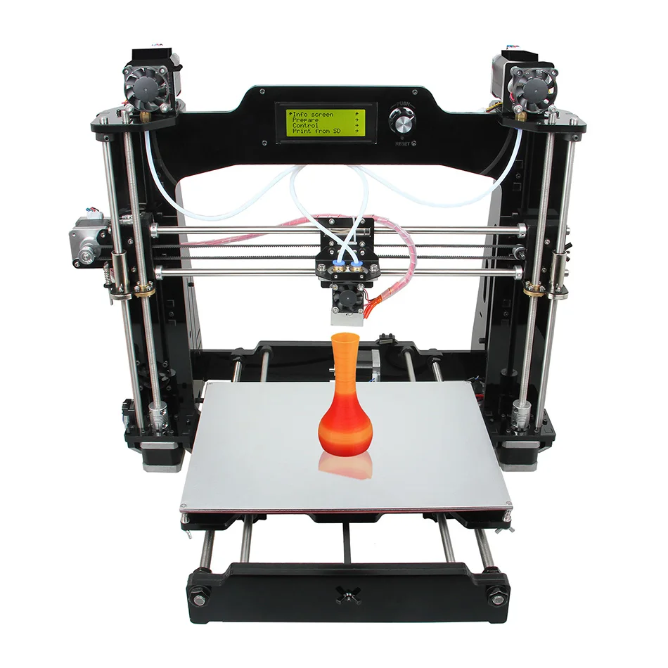Geeetech Prusa I3 M201 3D принтеры 2 в 1 вне экструдер акриловая рамка Reprap рукоделие принт