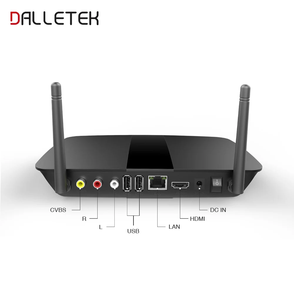 Dalletektv андроид ТВ приемник RK3229 1G/ 8G Wifi Bulit in телеприставка Full HD 1080P DLNA 4K 3D