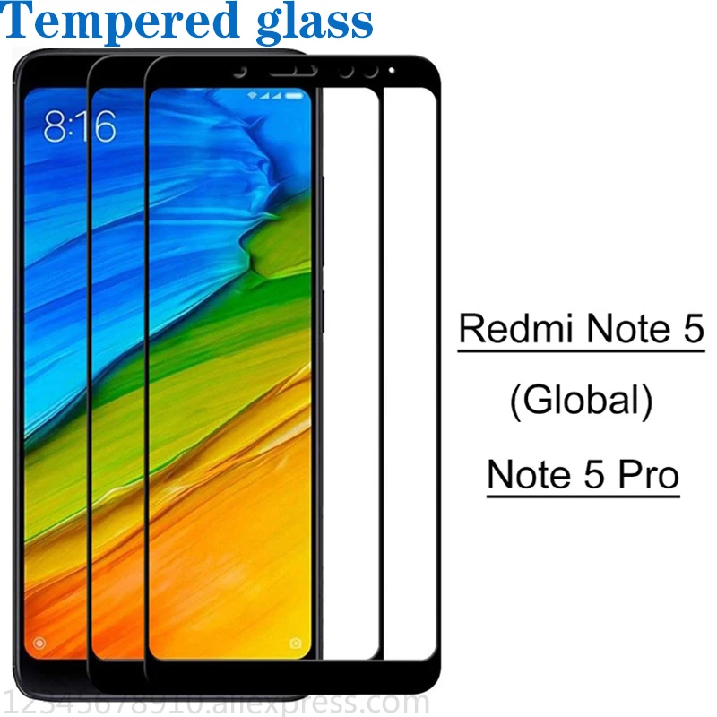 Защитное стекло для xiaomi redmi 5 plus Note Global/redmi Pro закаленное экрана|Защитные стёкла и
