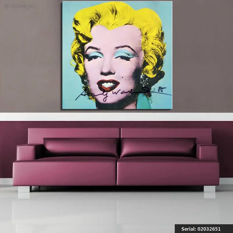 Yu dong jin Andy Warhol Still life абстрактная масляная живопись Рисование Искусство спрей без