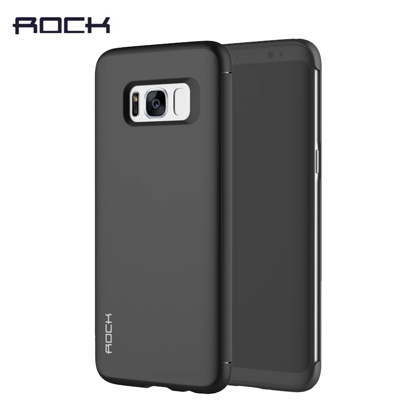 Чехол для Samsung Galaxy S9 Plus флип чехол Rock Dr. V невидимый роскошный умный с окошком Plus|case