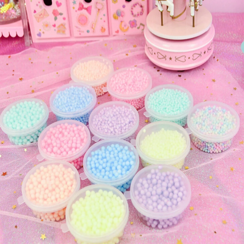 DIY пушистые слизи коробки поставки мягкая глина Floam Ароматические снятие стресса