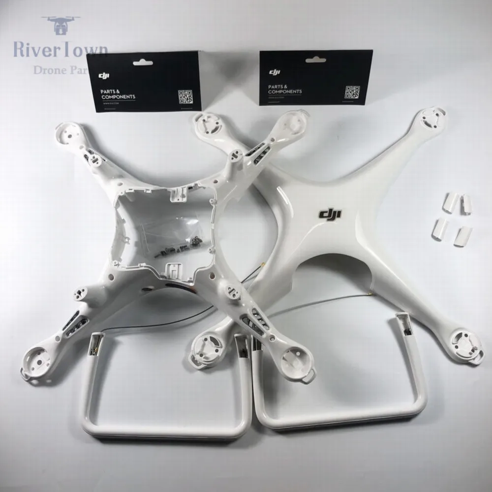 1 full set Подлинная DJI Phantom 4 Pro V2.0 часть корпуса Верхняя Нижняя крышка шасси с компасом для DJI Дрон запасные части - Цвет: 1 full set