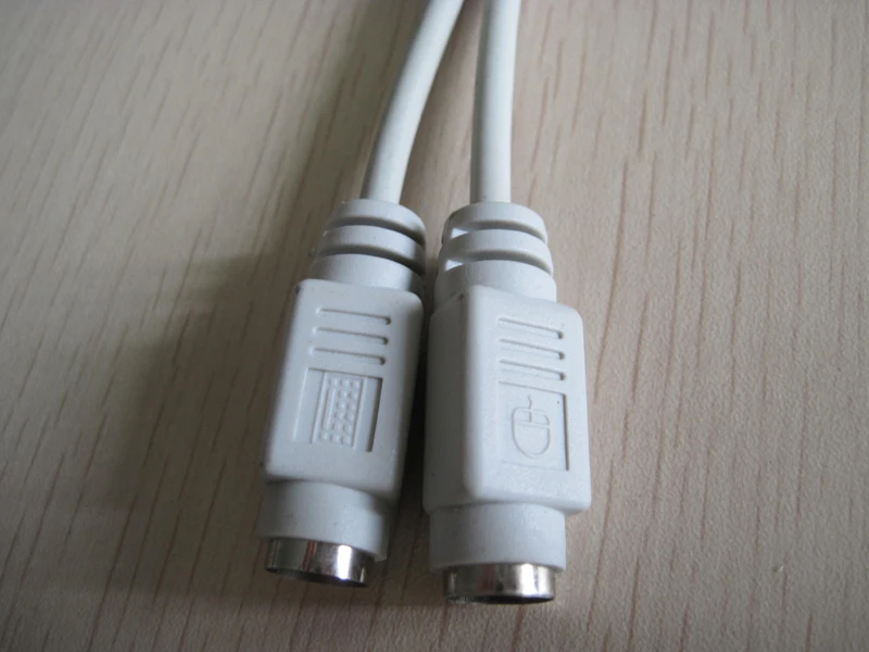22 шт./лот материнская плата PS2 PS/2 1 2 сплиттер Кабель адаптер для клавиатуры мыши IC