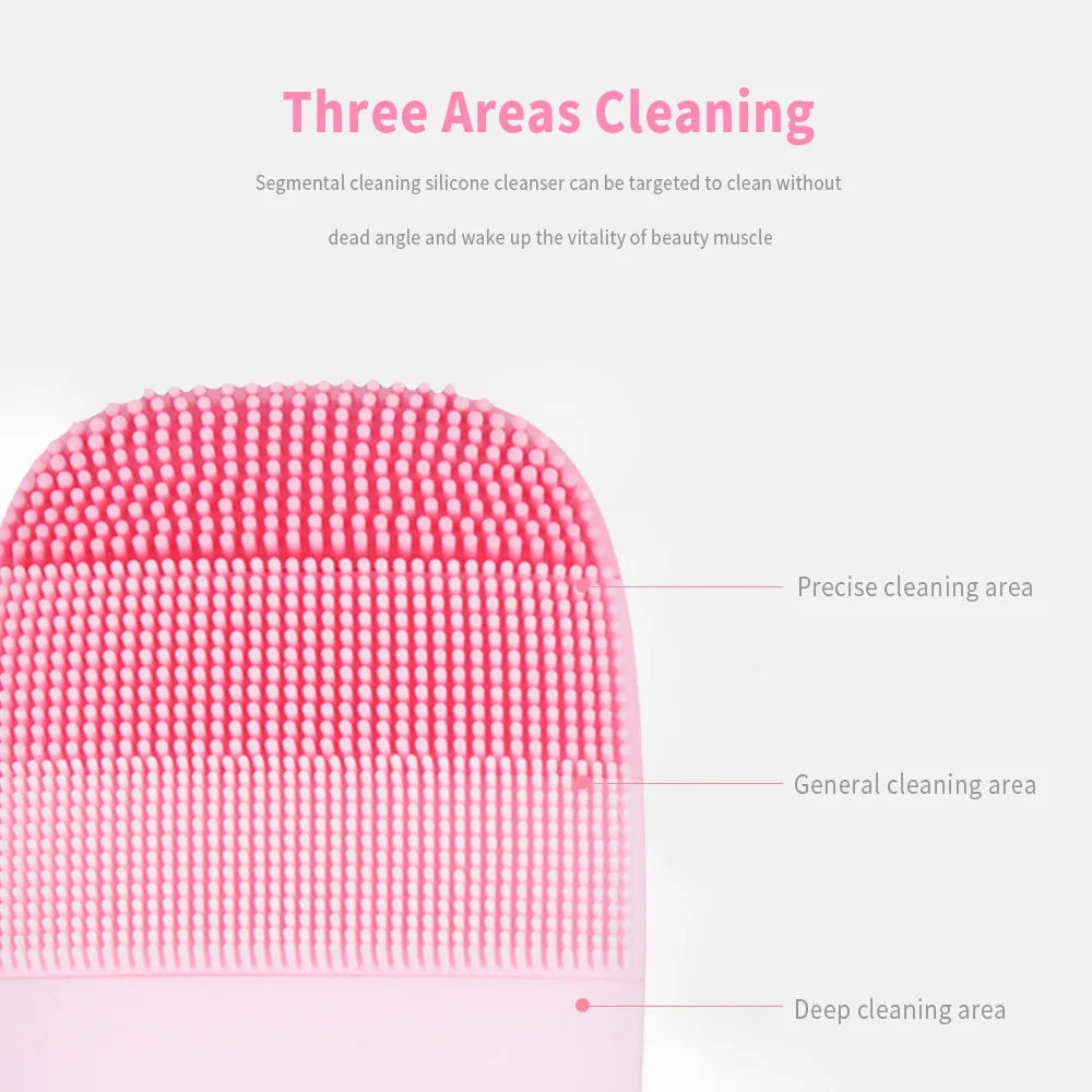 inFace Sonic Clean Electric Deep Facial Cleaning Massage Brush | Powered Cleansing Devices