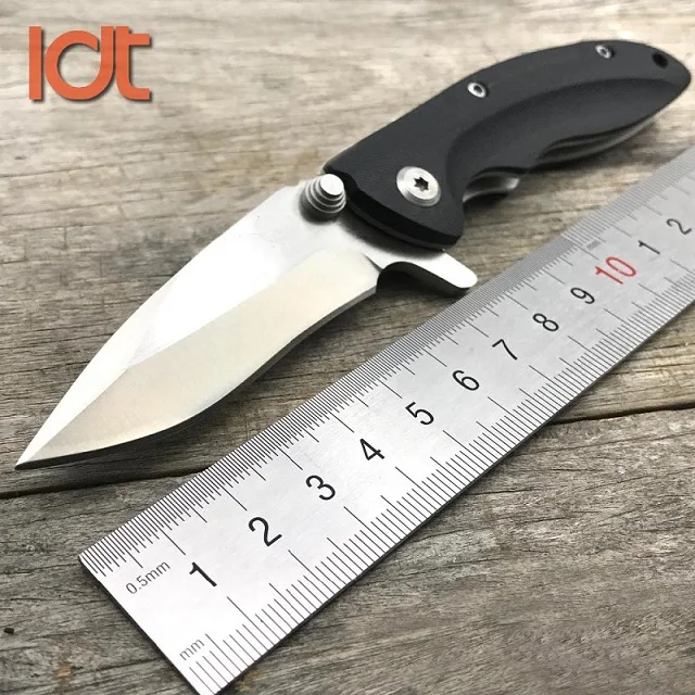 Black LDT Походный нож D2 лезвие G10 ручные ножи спасательные Военные Тактические выживания Открытый Карманный охотничий нож EDC инструменты - Цвет: Black