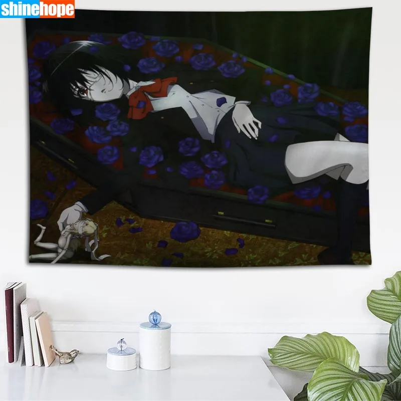 Настенный гобелен, 100X140 см, на заказ, другой аниме гобелен, украшение для дома, прямоугольная спальня, настенный гобелен, 140X250 см - Цвет: Tapestry 5