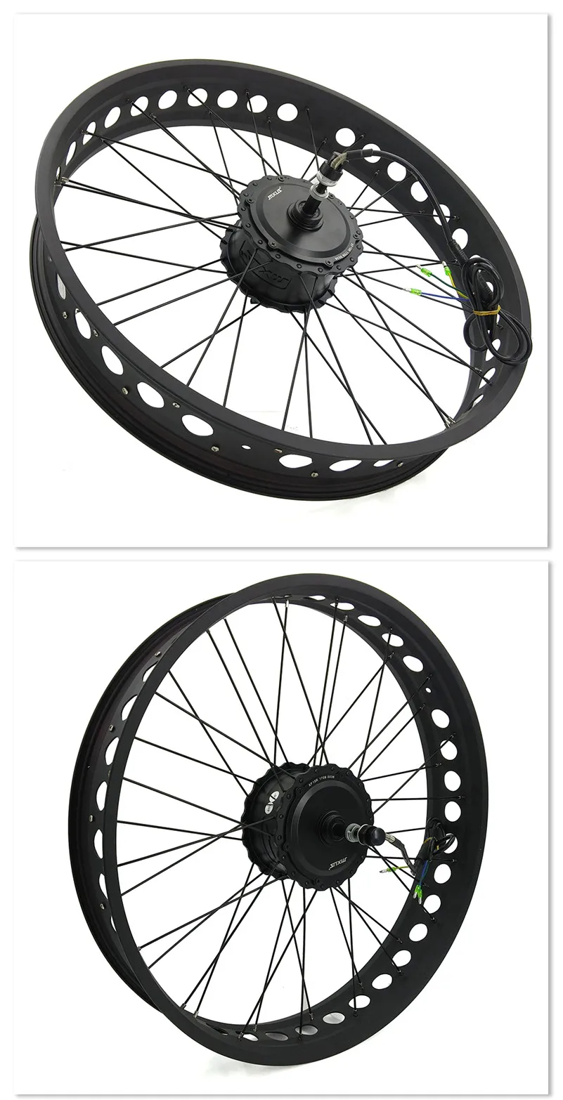 48 В 350 Вт Fat bike e-bike kit комплект для переоборудования электрического велосипеда мотор 2" 26" колеса MXUS бренд XF15-Fat для вилки 175 мм