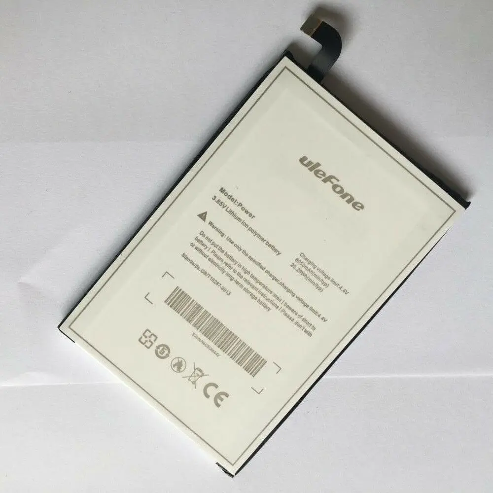 Новый аккумулятор высокой емкости 6050 мАч для Ulefone запасные литий ионные батареи