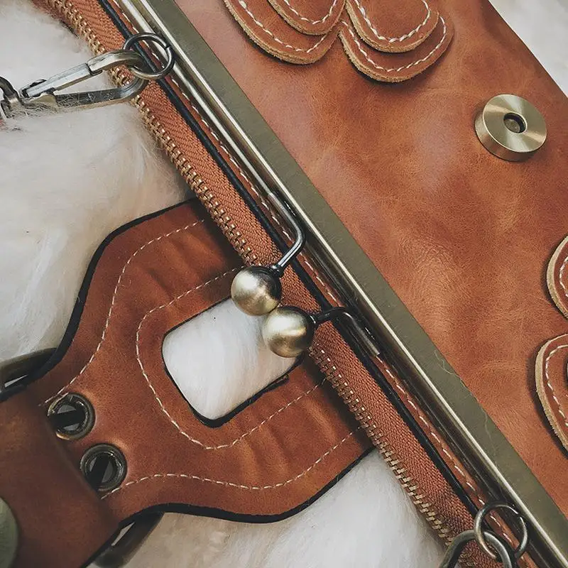 Hansomfy ретро цветы crossbody сумки женщин кожаные клатчи сумка на ремне леди девушка
