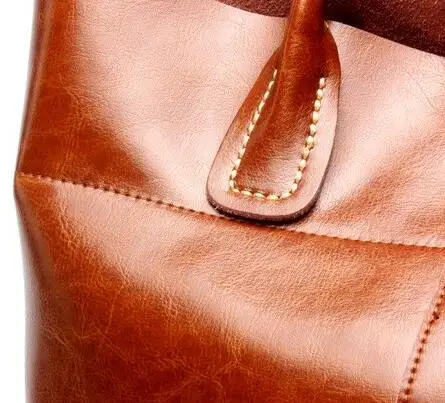 Роскошные Сумки Для женщин американский дизайнер сумка из натуральной кожи