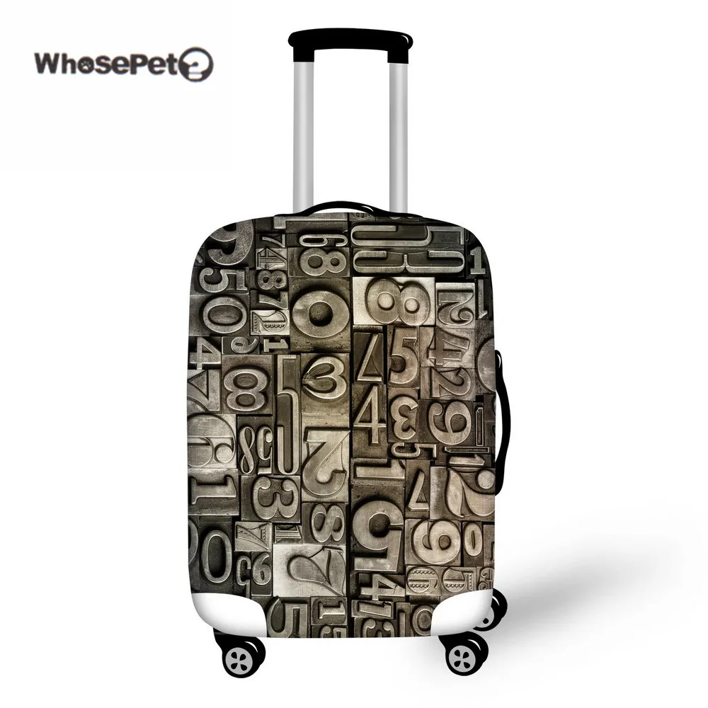 WHOSEPET классический багажный Чехол для мужчин крутой Узор Костюм чехол Анти-пыль