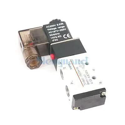 AC220V 4V210 08 1/4 &quotBSPT воздушный клапан 5 портов 2 Позиции соленоида для пневматической