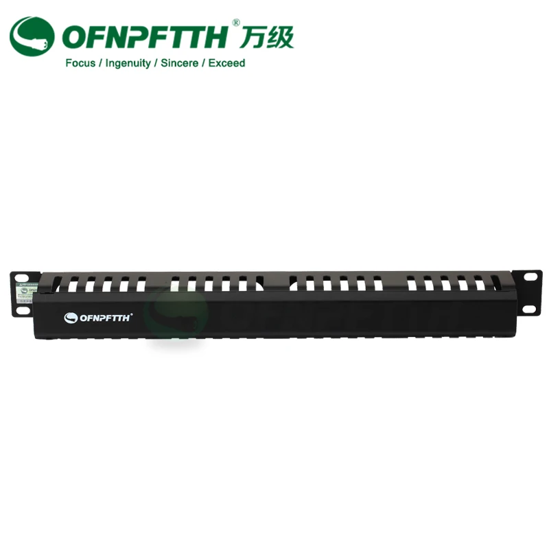 1u 19 дюймов 24 Кольца кабель управления с металлическим материалом | Мобильные