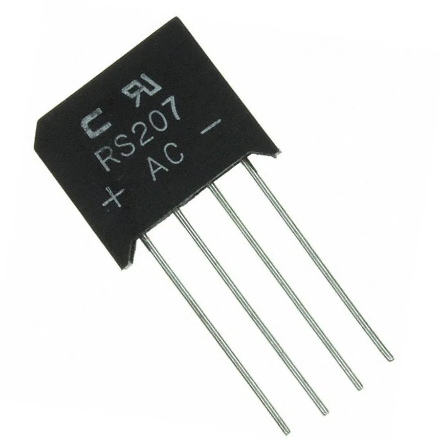 10 шт./лот RS207 выпрямитель мост чип 207 DIP4 шт./лот|rectifier bridge|bridge rectifierlot lot |