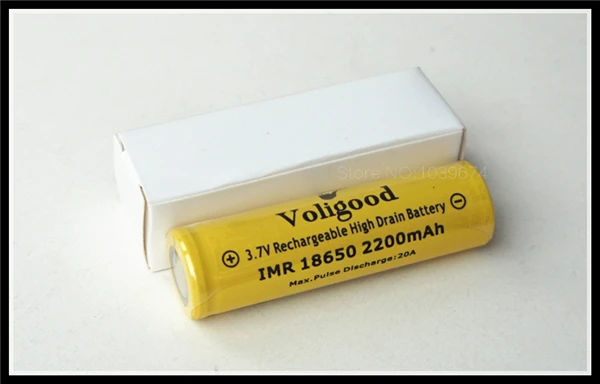 Заводская розетка Voligood IMR 18650 20A 2200mAh 3 7 V литий ионные перезаряжаемые