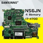 Материнская плата для ноутбука For Asus N56JN G56J G56JR 4 Memory I7-4700 REV2.0 с графической картой материнская плата