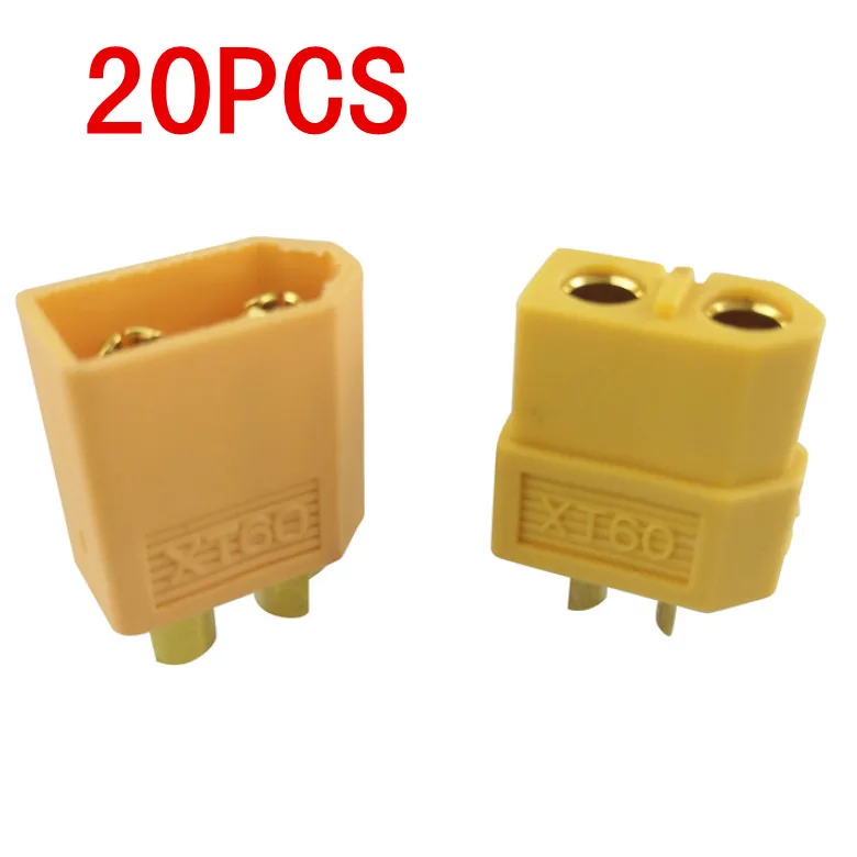 

20 шт., штекеры XT60 для аккумулятора Lipo RC (10 пар)