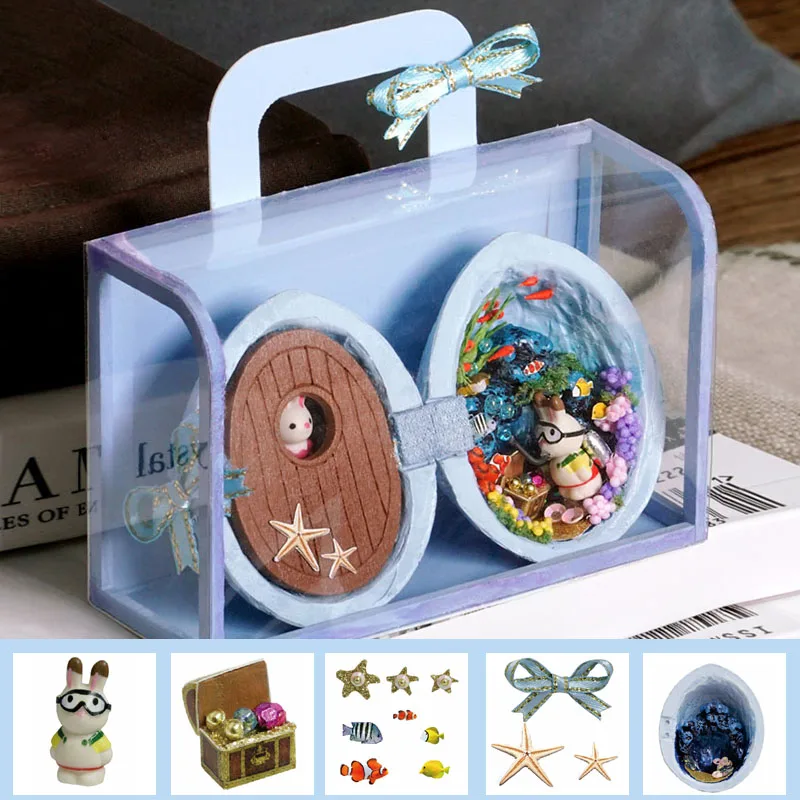 DIY Миниатюрный Кукольный домик s 3D деревянная коробка театральный игрушка для
