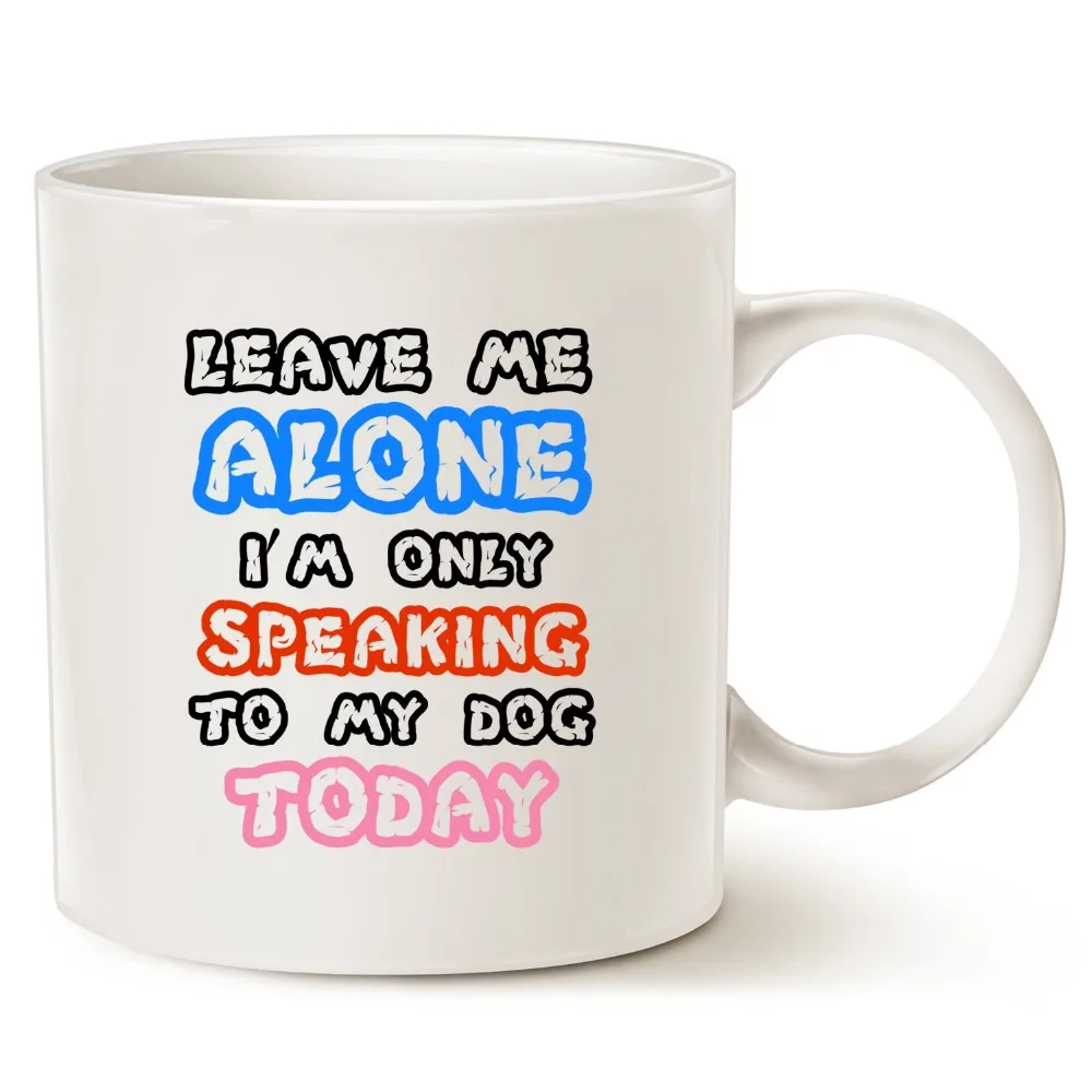 Забавная кофейная кружка для собаки влюбленных рождественские подарки оставьте