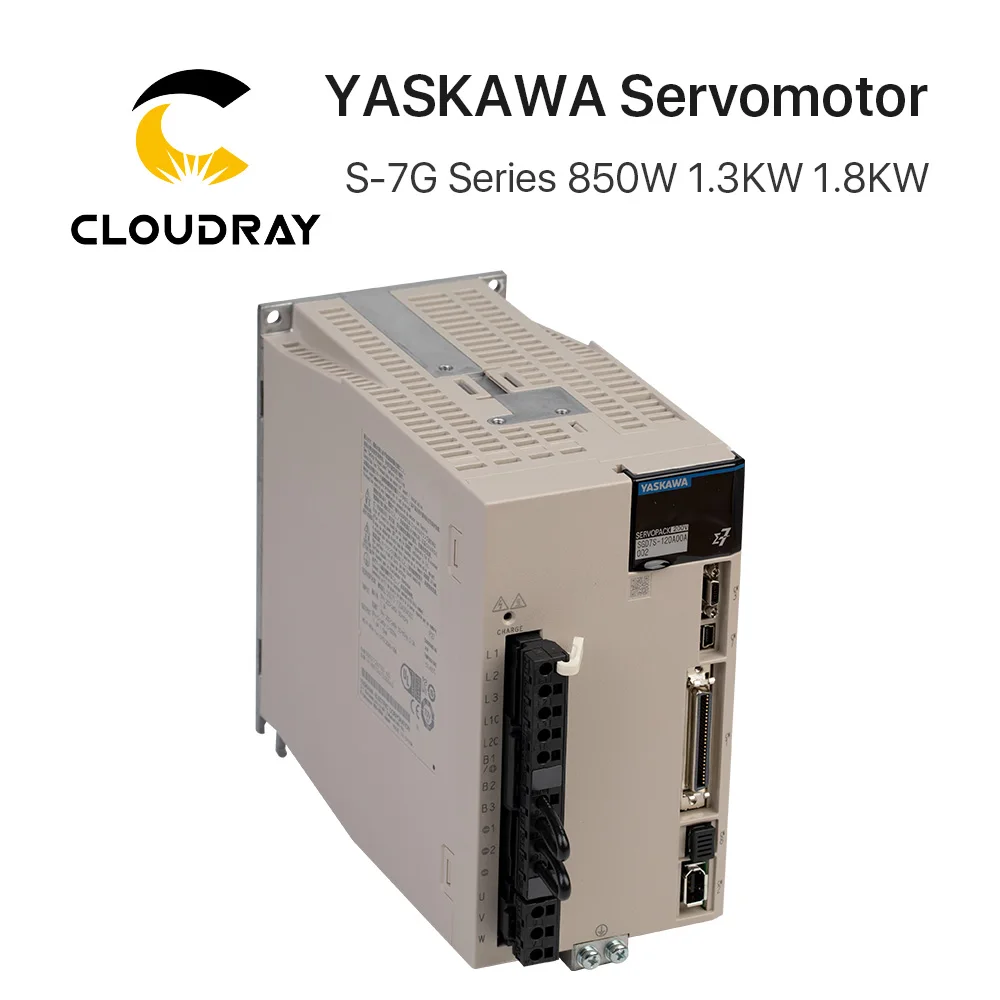 CLOUDRAY YASKAWA S-7G Серводвигатель и драйвер двигателя 200 Вт-кВт в комплект