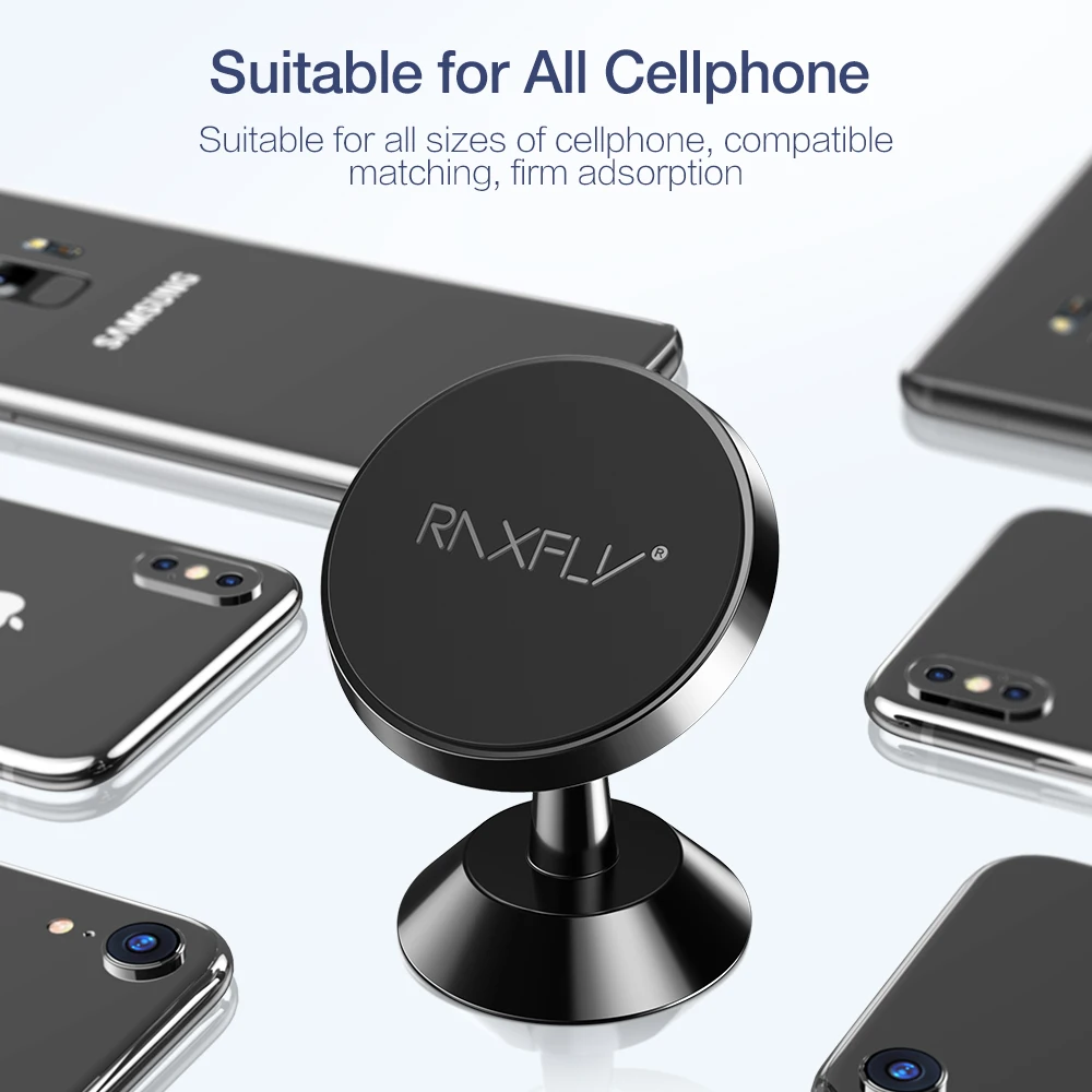 RAXFLY держатель для телефона в машину магнитный iPhone X samsung S9 телефона|Подставки и