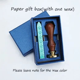 small gift box Пчелиный венок воск печать штамп/Рождественский подарок/свадебные восковые уплотнения/приглашения уплотнения- WS139 - Цвет: small gift box