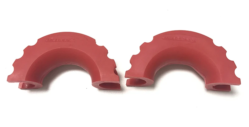2pcs-red 2 шт Скоба Защитная крышка 5/8 D Скоба изолятор анти погремушка протектор буксировочные части для Jeep Offroad восстановление 4x4 аксессуары - Название цвета: 2pcs-red