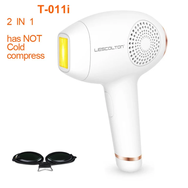 T011i no ice cool Lescolton 3 в 1 IPL эпилятор для удаления волос, постоянный лазер для дома, триммер для бикини, Электрический Фотоэпилятор - Цвет: T011i no ice cool