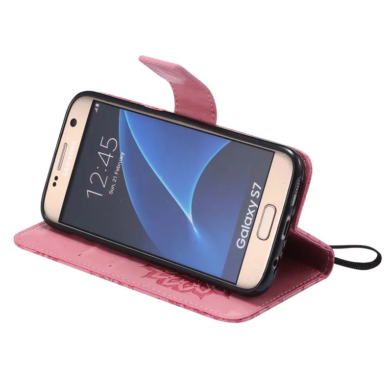 Tsimak Case For Samsung Galaxy S7 Edge High Quality Flip PU Leather Wallet Phone Cover Coque Capa | Мобильные телефоны и