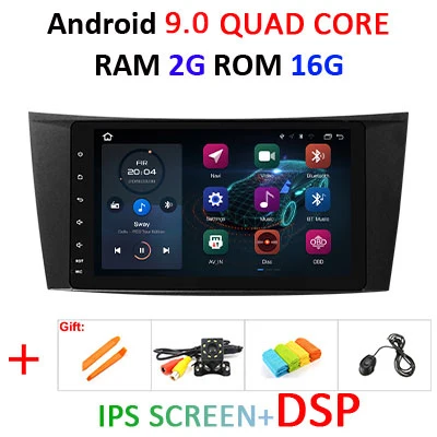 9.0 2G 16G IPS DSP " DSP ips Android 9,0 4G 64G Автомобильный gps для Mercedes Benz E-class W211 E200 E220 E300 E350 E240 E270 E280 W219 без dvd-плеера - Цвет: 9.0 2G 16G IPS DSP