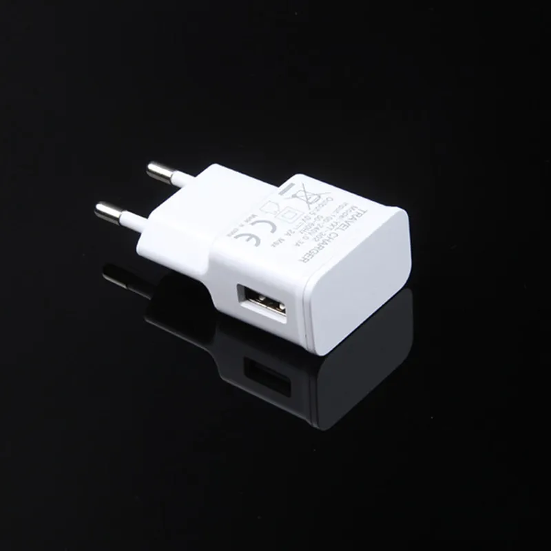 20 шт. ЕС Plug 5 в 2A USB 2 порта домашние дорожные Настенные зарядное устройство адаптер