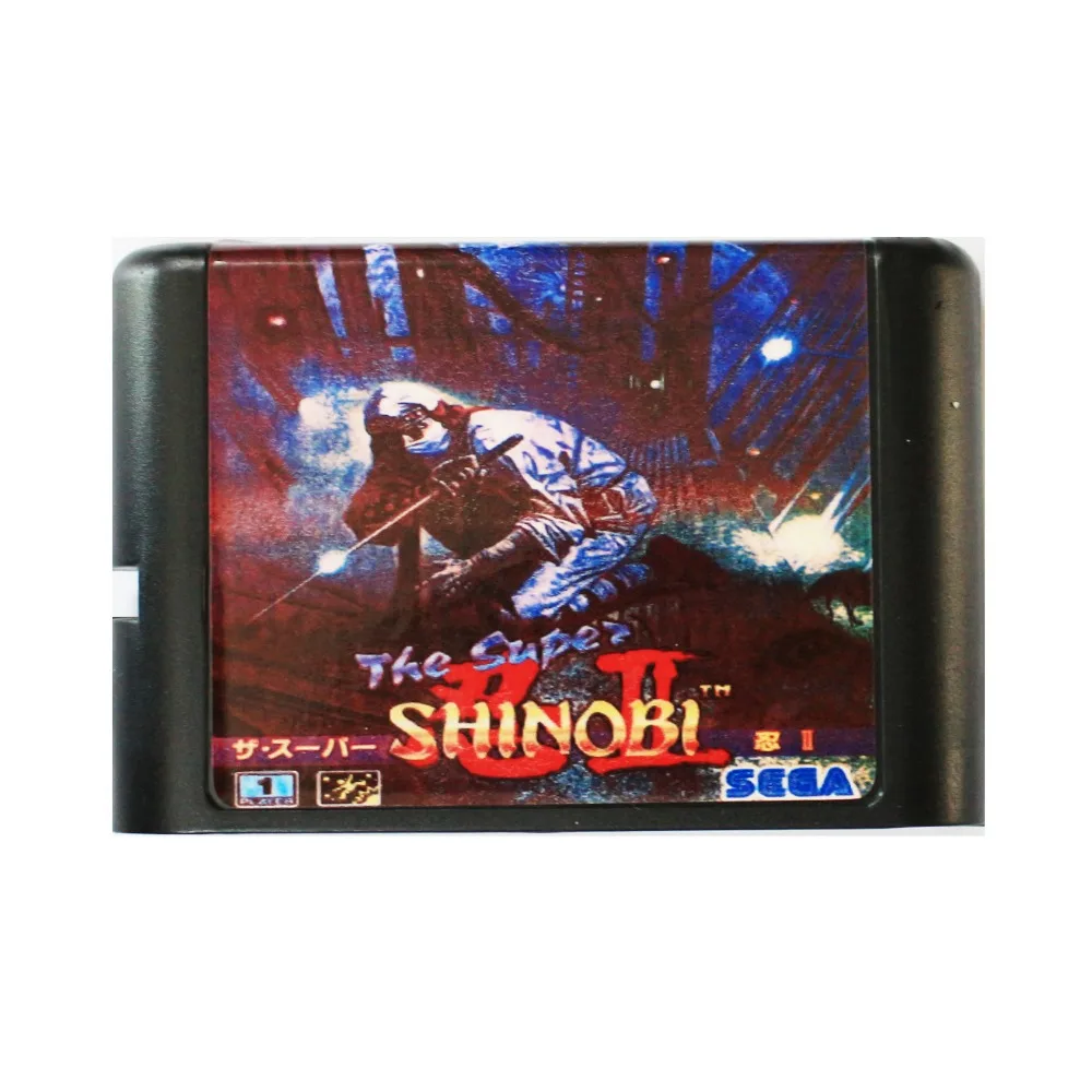 Shinobi 2 16 бит MD карточная игра для Sega игры SEGA Mega Drive Genesis|Картриджи| |