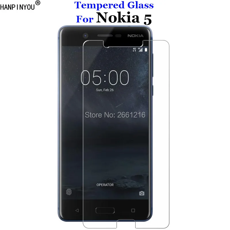 Для Nokia 5 (2017) TA 1024 1027 1044 1053 закаленное стекло 9H 2.5D Премиум Защитная пленка для