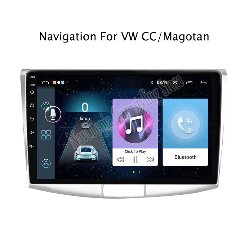 Автомобильный мультимедийный DVD-проигрыватель с GPS-навигацией 10 1 дюймов Android 9 для