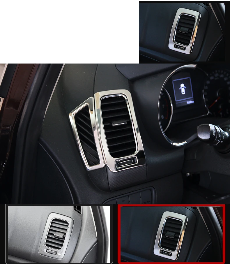 Lsrtw2017 Автомобильная зубчатая панель вентиляционное отверстие отделка внутренняя дверная рама для Kia K3 Kia Cerato внутренние молдинги аксессуары 2012
