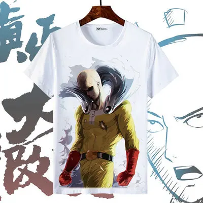 Новая футболка для косплея One Punch Man Saitama модная Genos из аниме топы полиэстера с