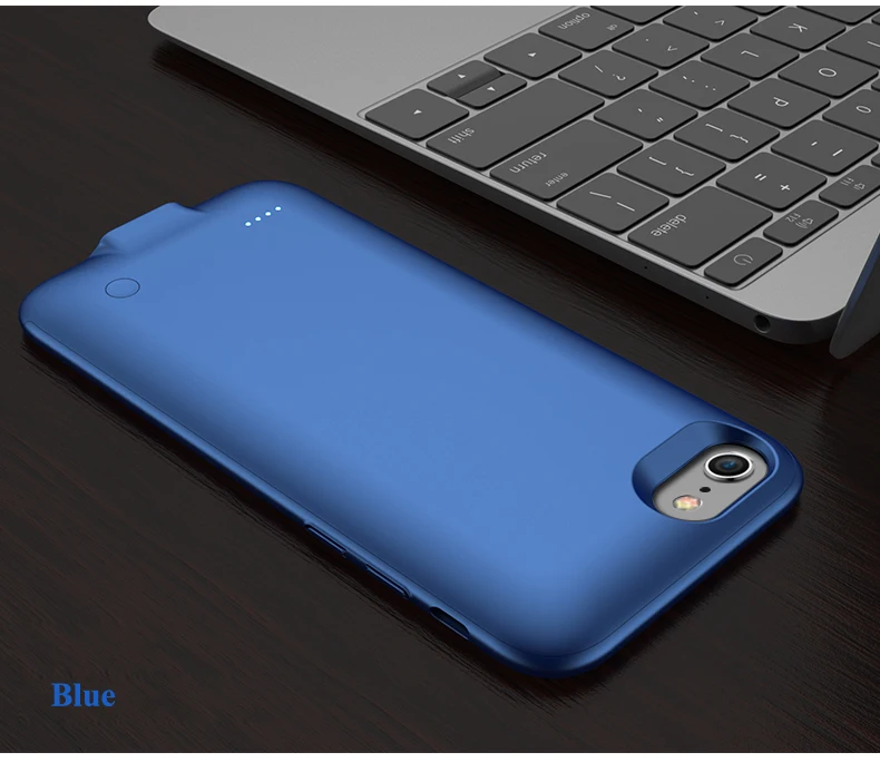 Nohon Чехлы для зарядки аккумуляторов для Apple iPhone 6S 6 7 7G 2500 мАч внешний резервный внешний Ультра тонкий портативный аккумулятор