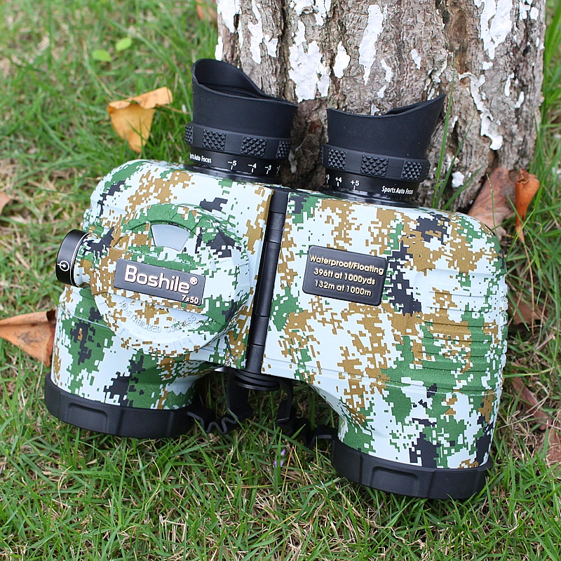 Мощный Военное бинокль Водонепроницаемый азота телескоп высокой четкости 7x50