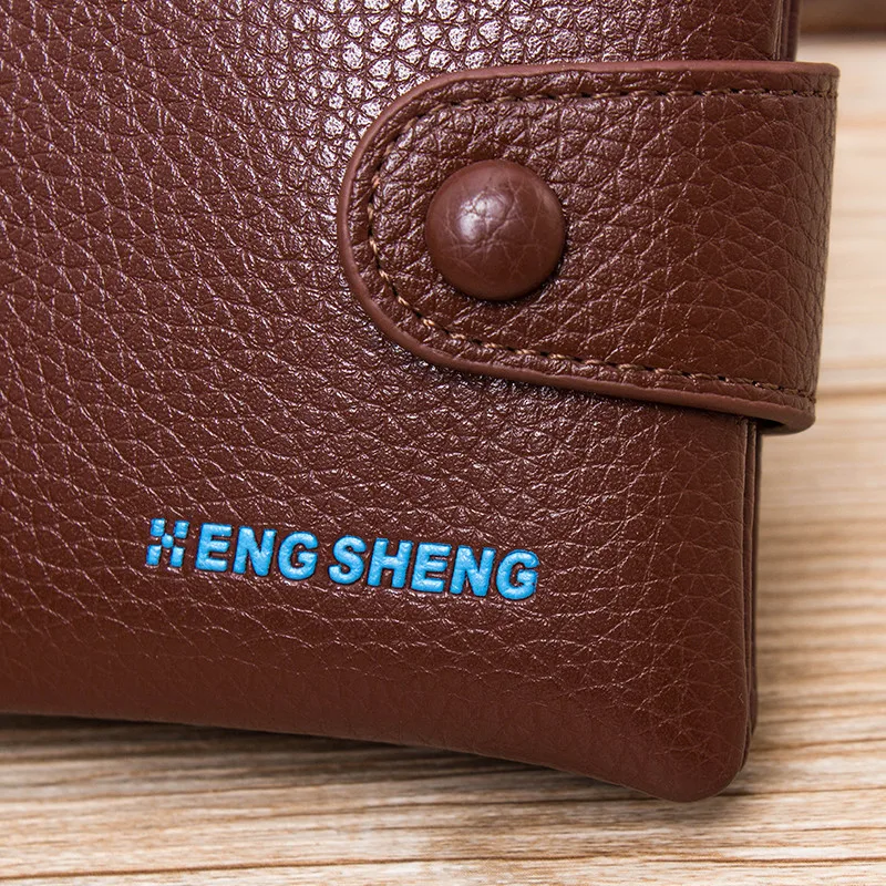 2017 известный Дизайн Марка Мужской черный Мини Винтаж небольшой коровьей кошелек