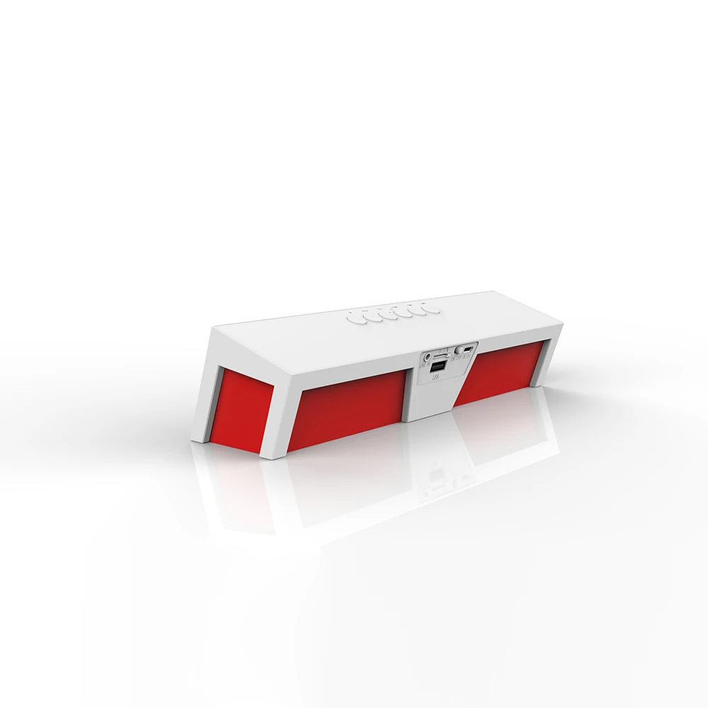 Abuzhen Hi-Fi bluetooth-колонка 10 Вт с поддержкой супербасов будильником ЖК-экраном