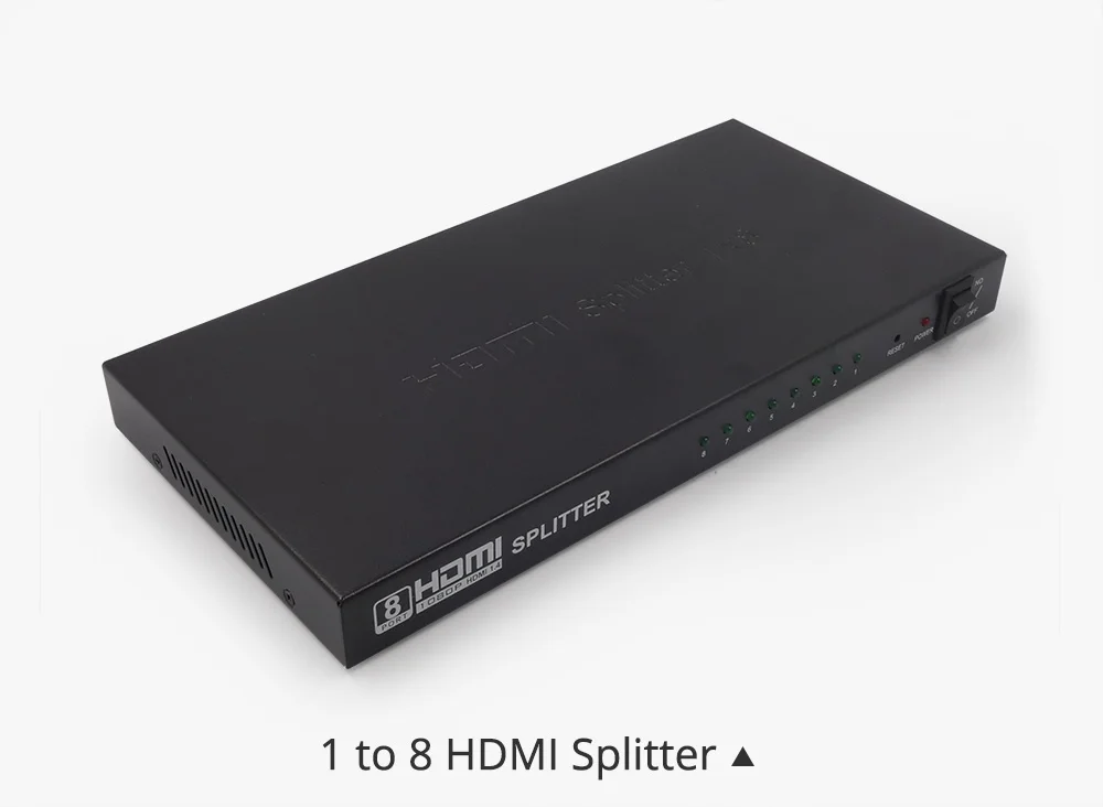 HDMI Разделение тер Full HD 1080 P 2 К* 4 К видео HDMI 1x2 1x4 1x8 Разделение 1 в 2/4/8 из двойной Дисплей для DVD PS3 Xbox с Мощность без коммутатора