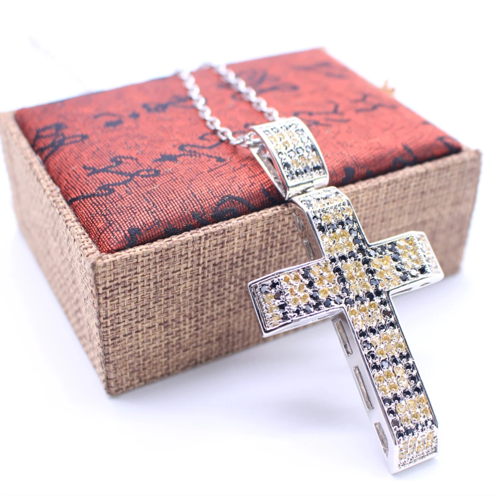 Медная серебряная подвеска с кристаллом цепочка унисекс ожерелье Трендовое