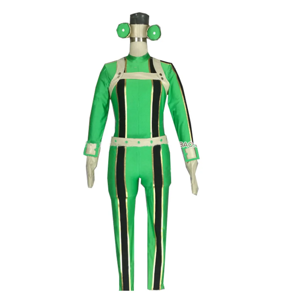 2017 Asui Tsuyu Косплей Костюм боку без героев Академия боевая одежда|cosplay costume|costume