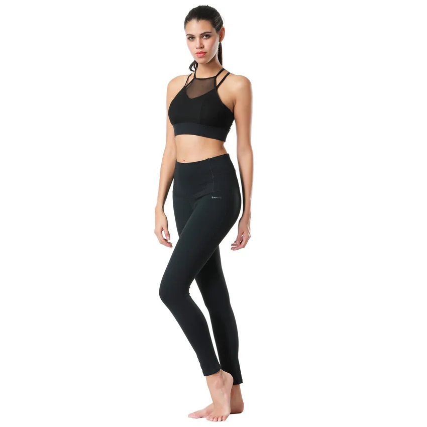 Женский комплект для занятий йогой Dragon Fit из 2 предметов: укороченный топ